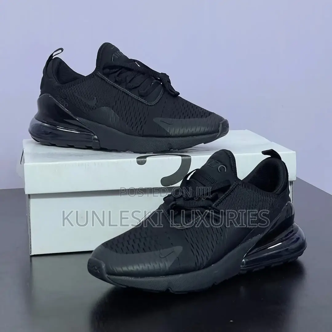 Original Nike Air Max 270 “Tripple Black” Sneakers Available
