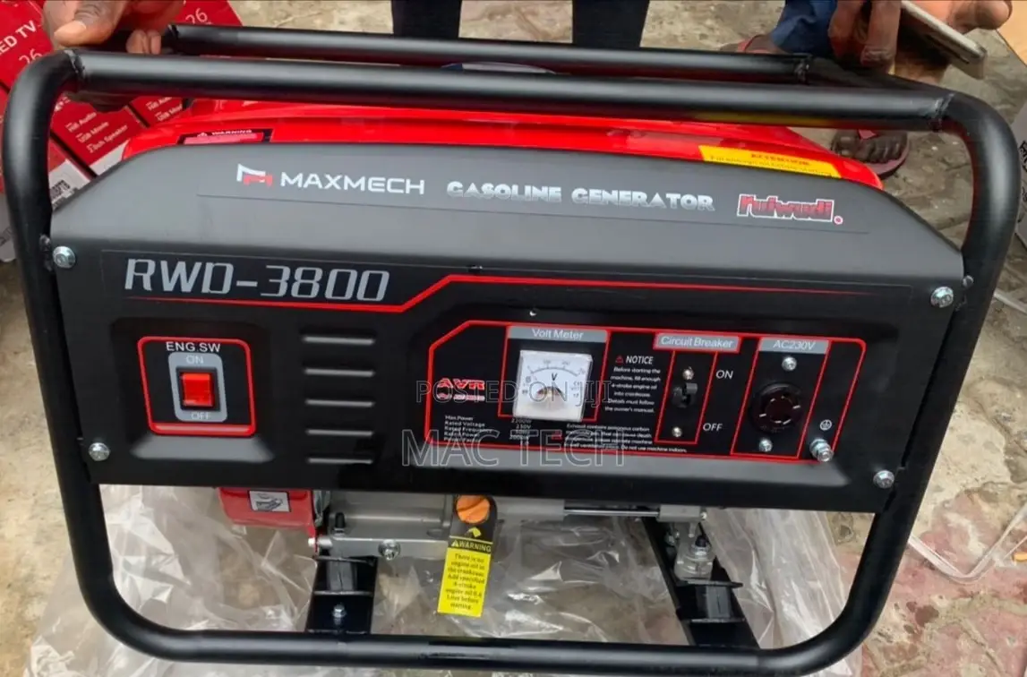 Maxmech Gasoline Generator. RWD