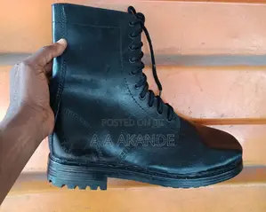 Leather Security Boots