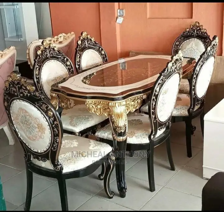 Executive Dining Table With Six Chairs
