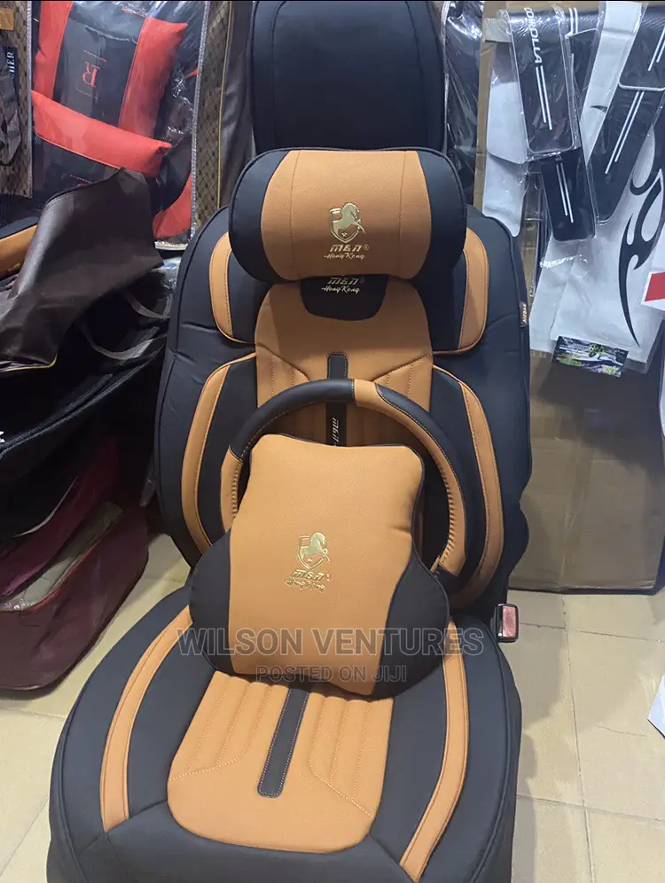 Hong Kong Seat Cover Brown and Black
