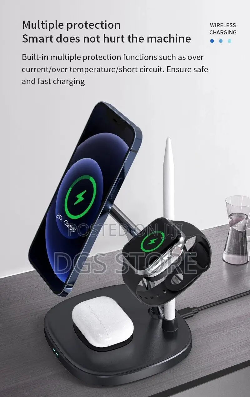 Wiwu M8 Power Air 4in1 Wireless Magnetic Charger