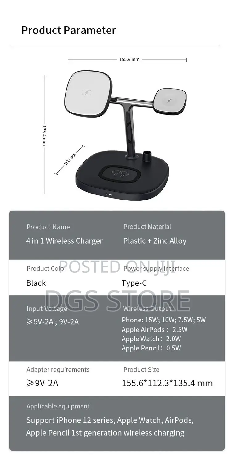 Wiwu M8 Power Air 4in1 Wireless Magnetic Charger