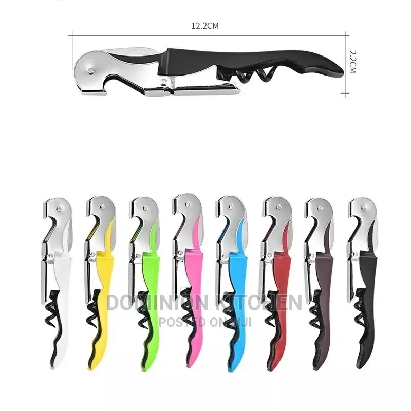Stainless Steel Cork Screw Wine Cap Opener