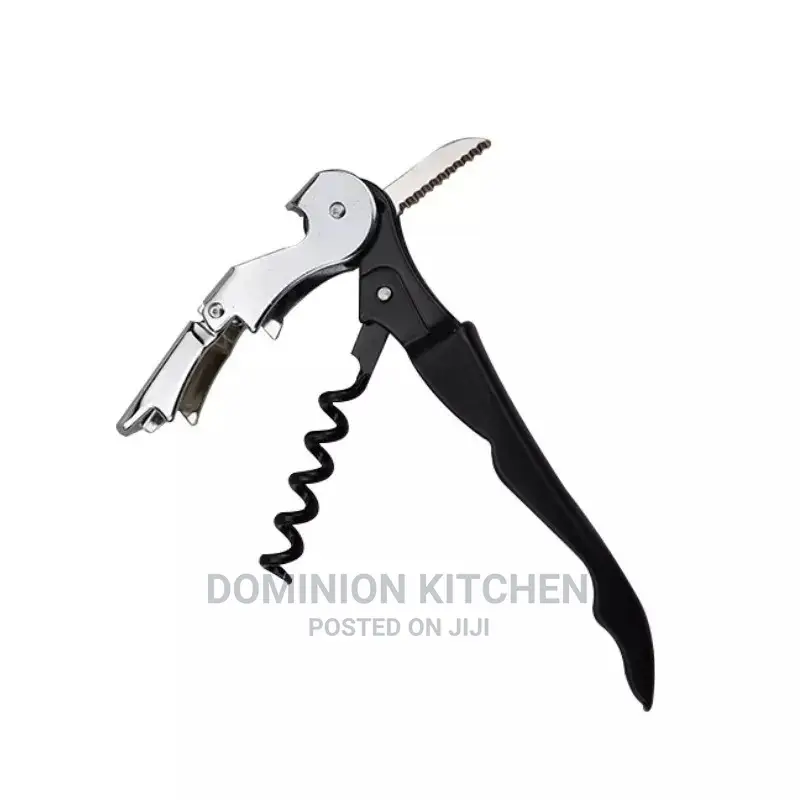 Stainless Steel Cork Screw Wine Cap Opener