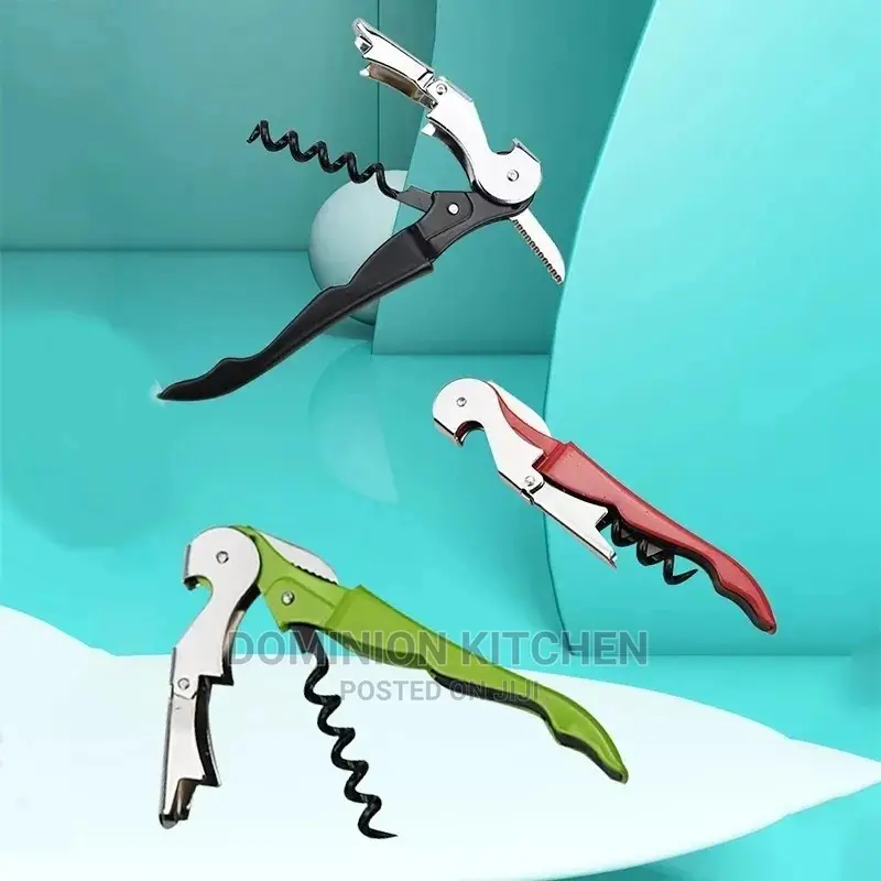 Stainless Steel Cork Screw Wine Cap Opener