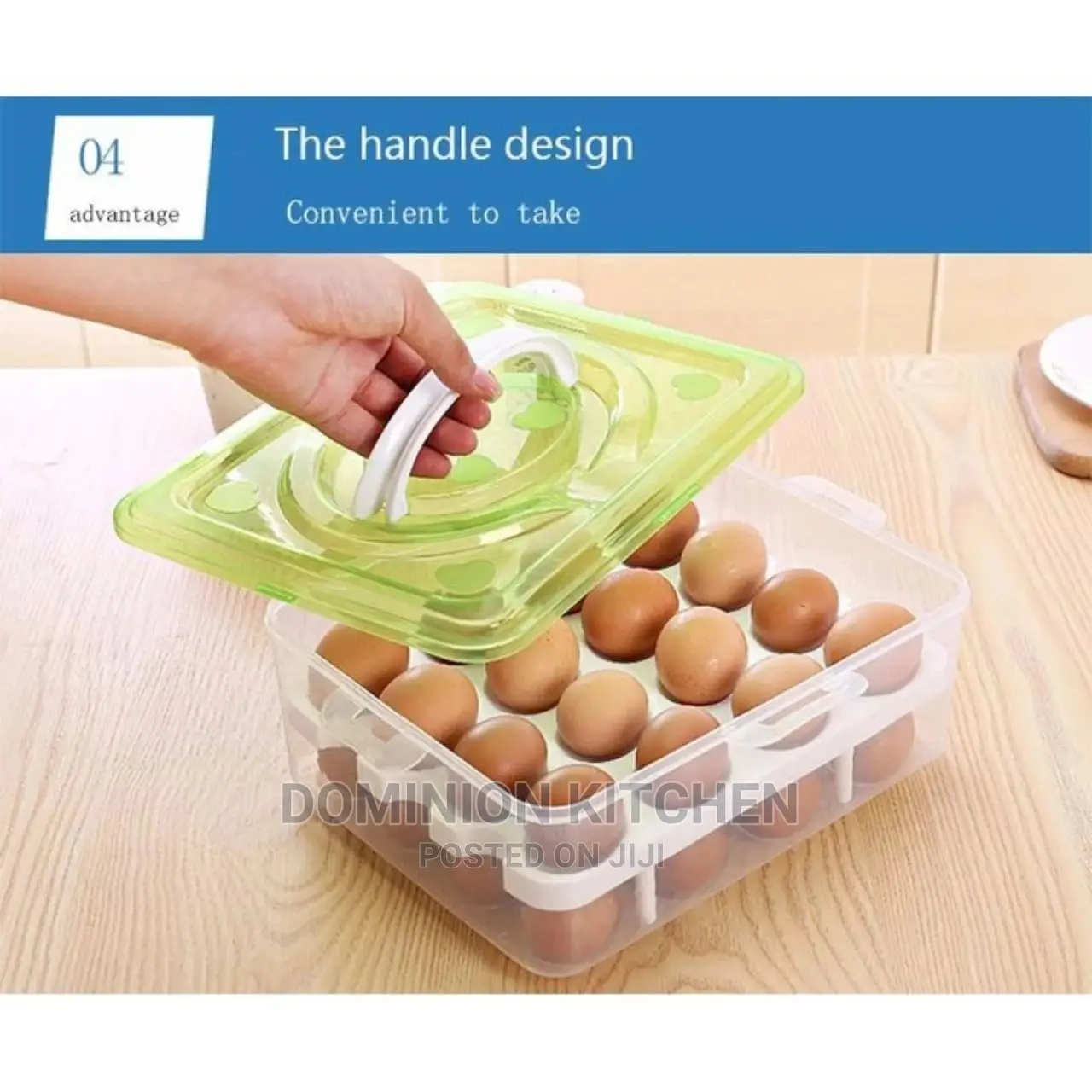 Double Layer Egg Storage Container