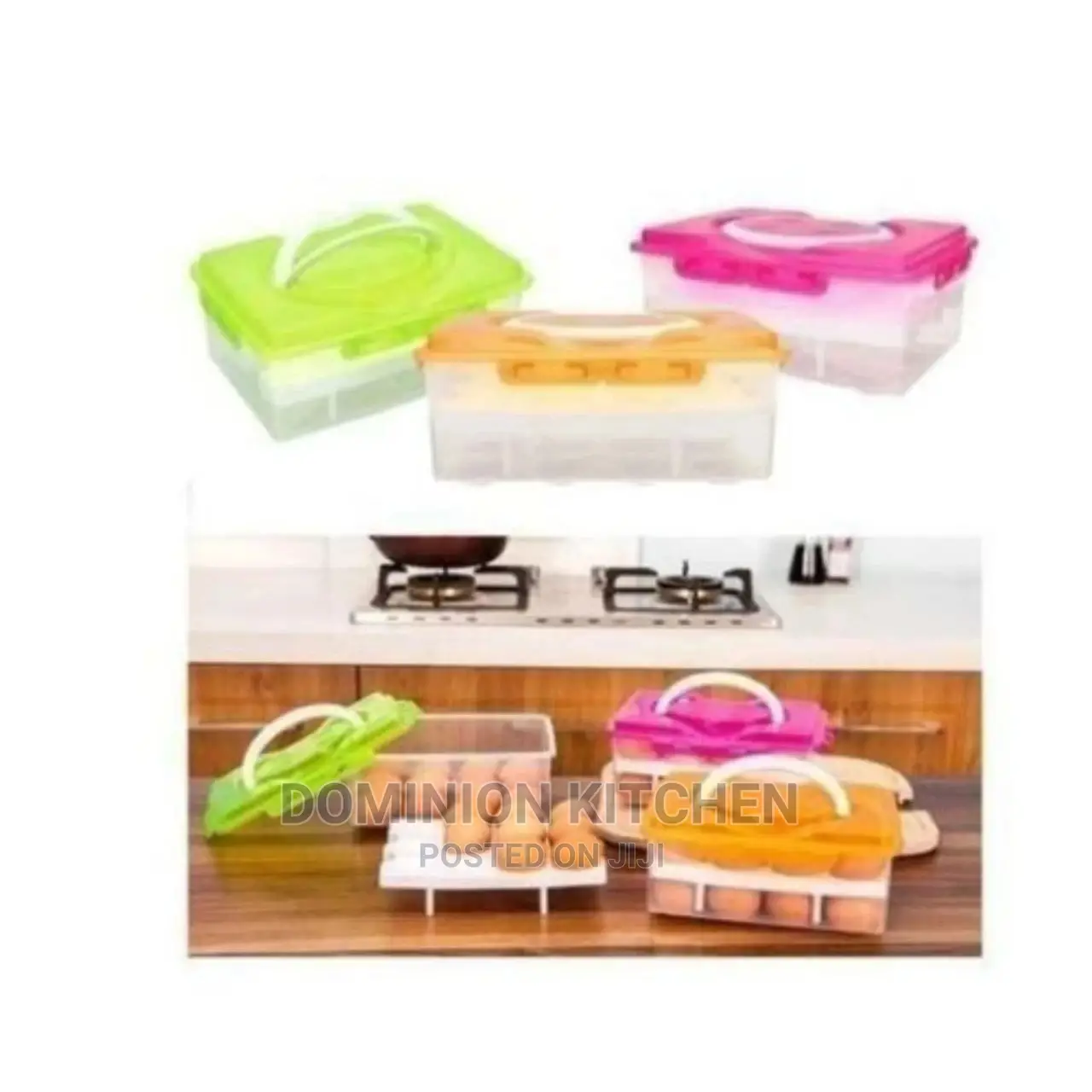 Double Layer Egg Storage Container