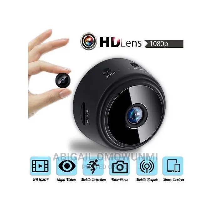 Mini Security Camera Wifi, With Inbuilt Battery Night