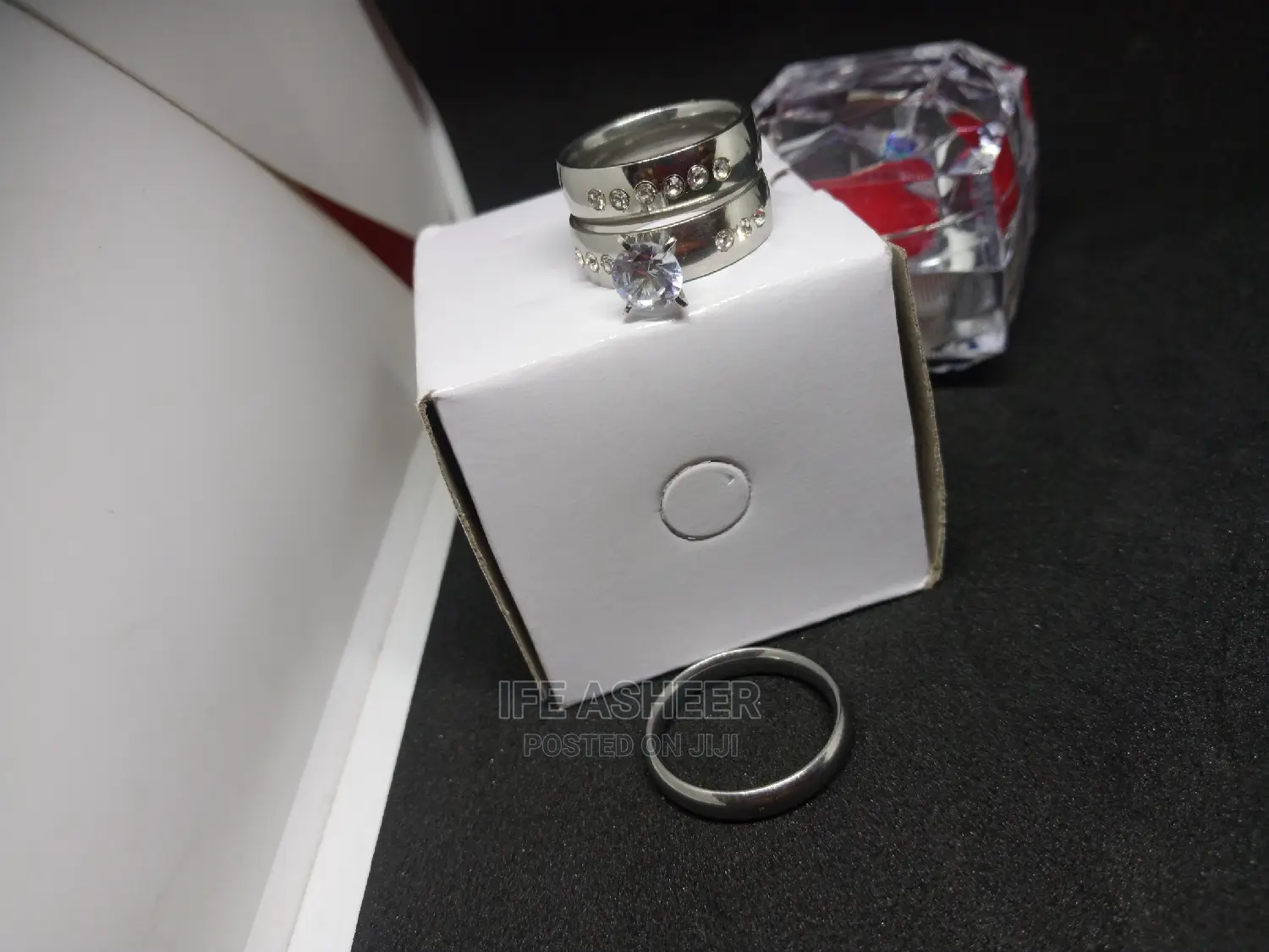 Couples Low Budget Set of Wedding Ring 011 - Silver