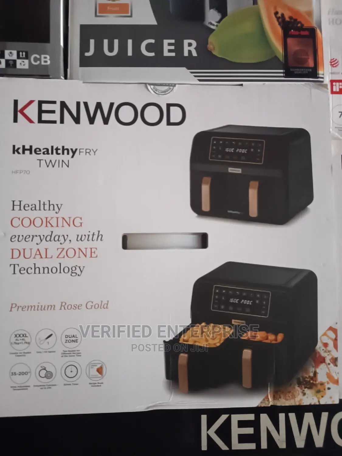 Kenwood Dual Airfryer - 8L