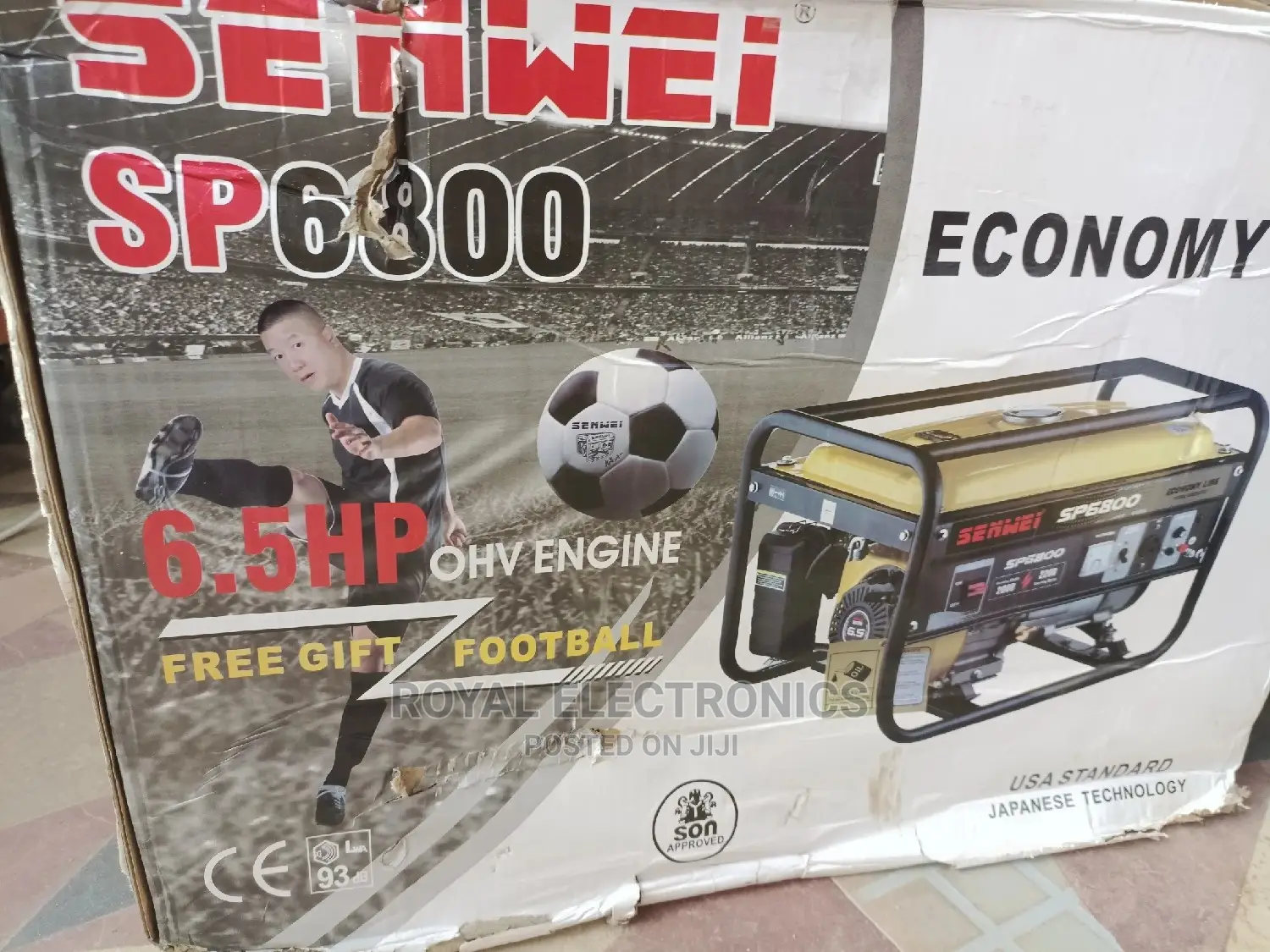 Brand New Senwei Generator 6.5hp Manual