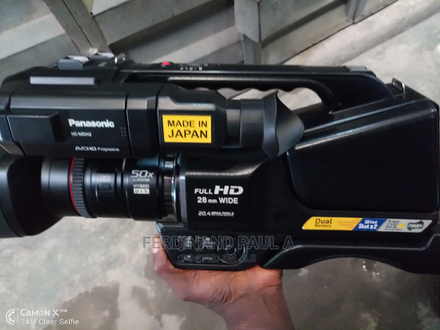 Panasonic Professional Video Camera Dual Sd Card Place