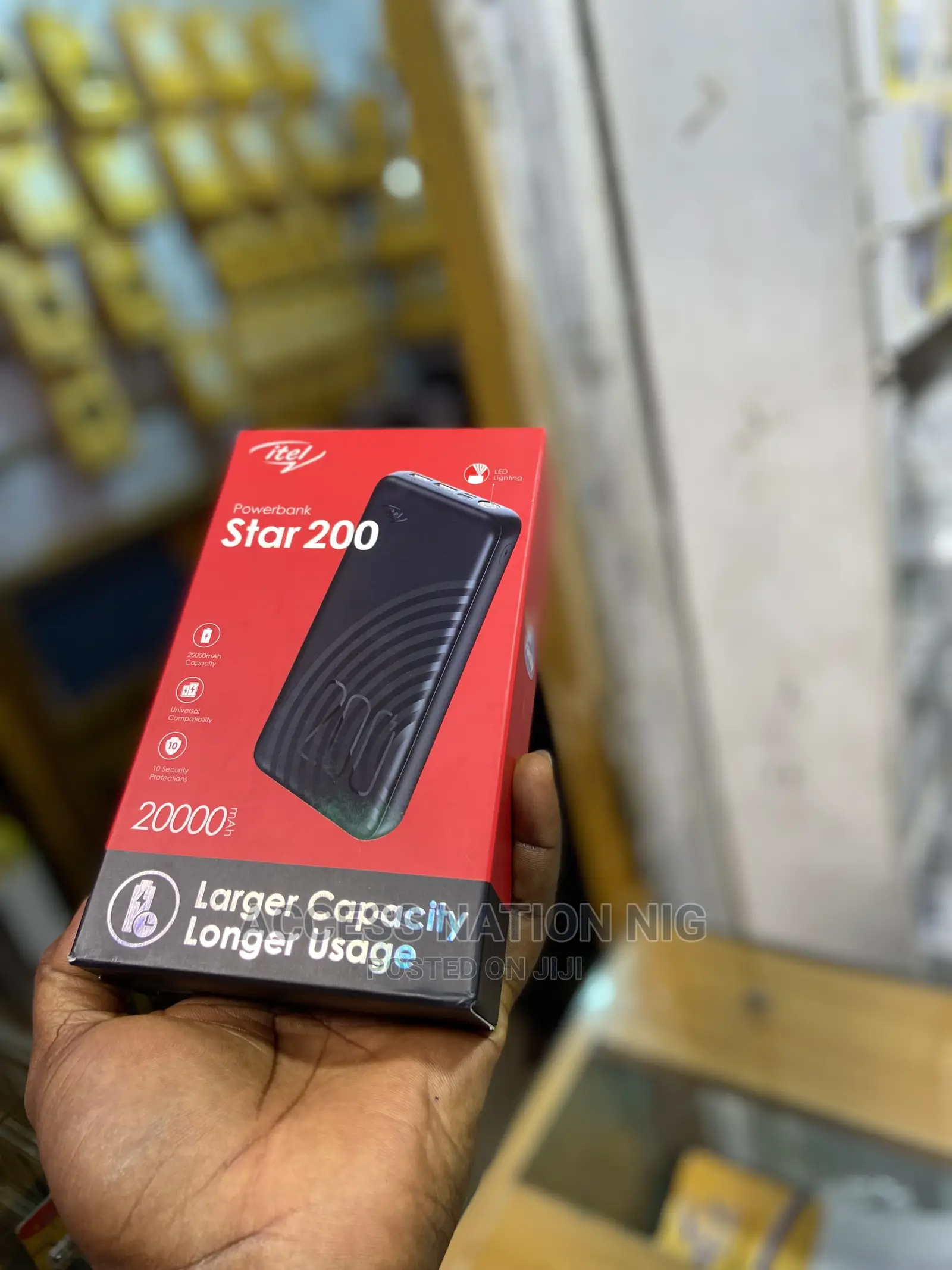 Star 200 Itel Powerbank Larger Capacity Longer Usage