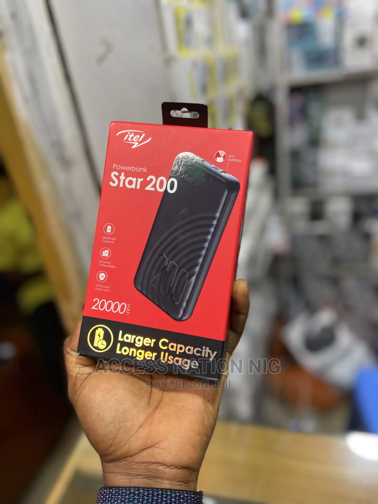 Star 200 Itel Powerbank Larger Capacity Longer Usage
