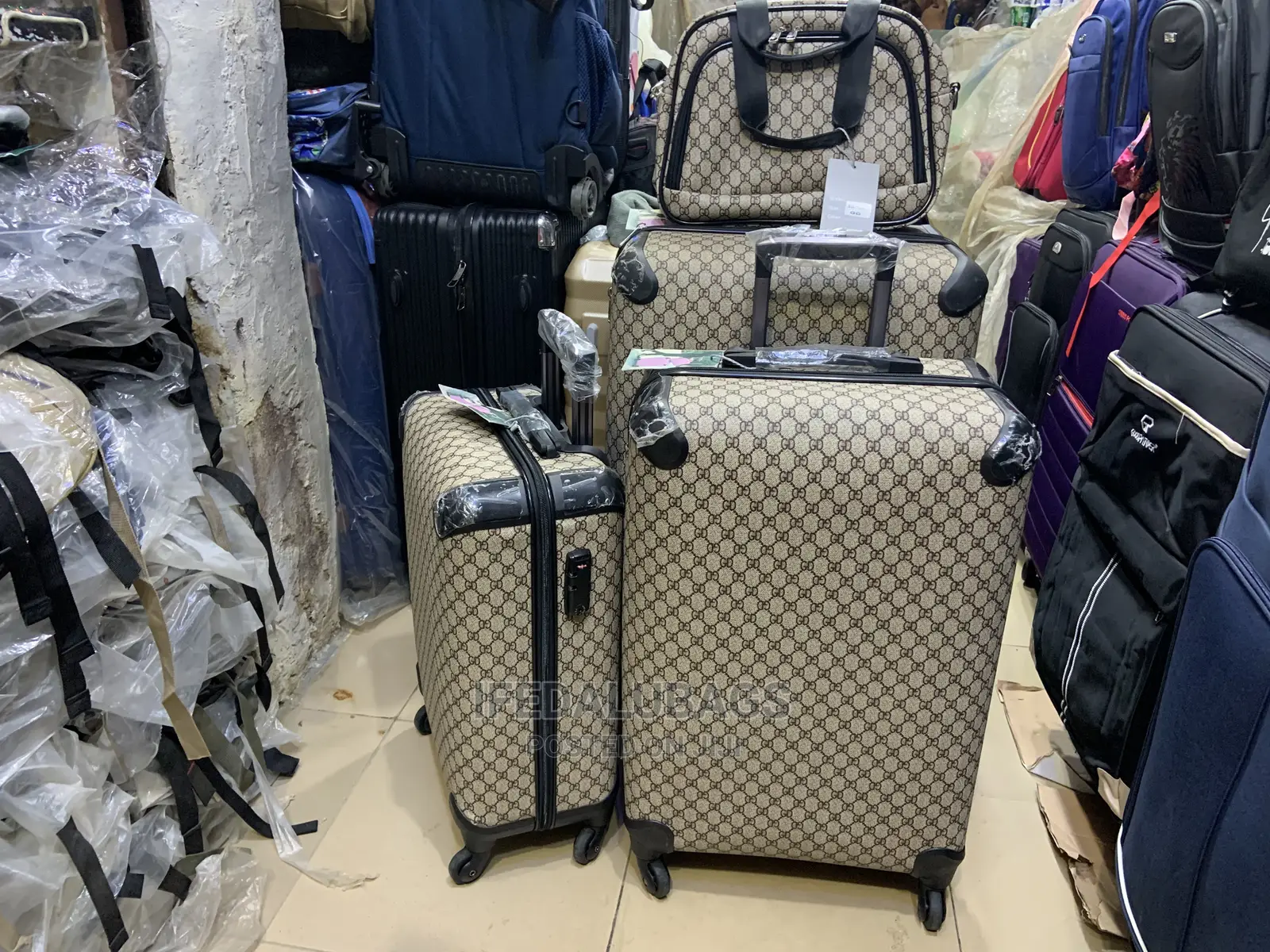 Set of Gucci Designers Traveling Luggage