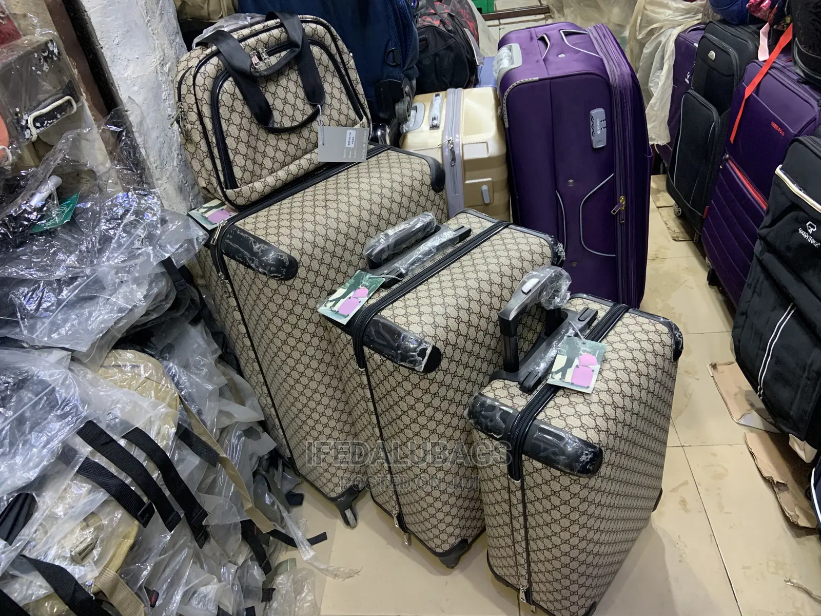 Set of Gucci Designers Traveling Luggage