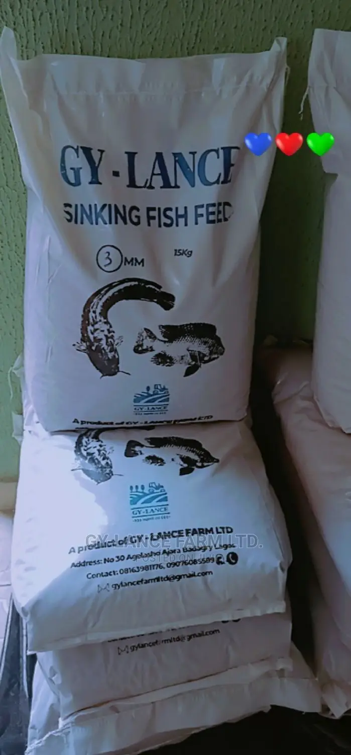 25kg Local Sinking Fish Feed (Fully Digestible)