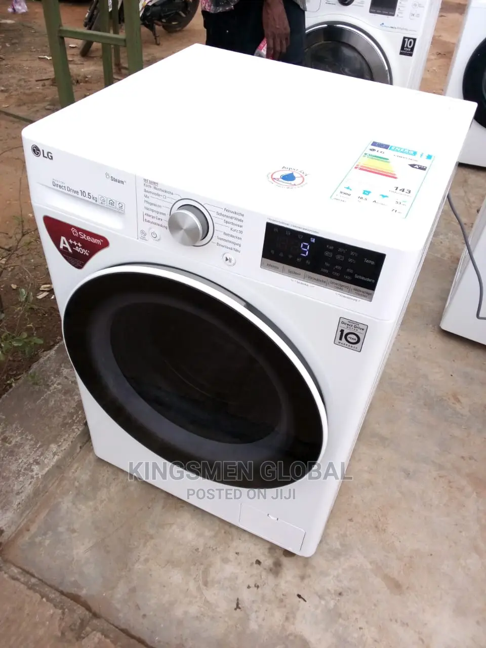Lg 10.5kg Front Load Automatic Inverter Washing Machine