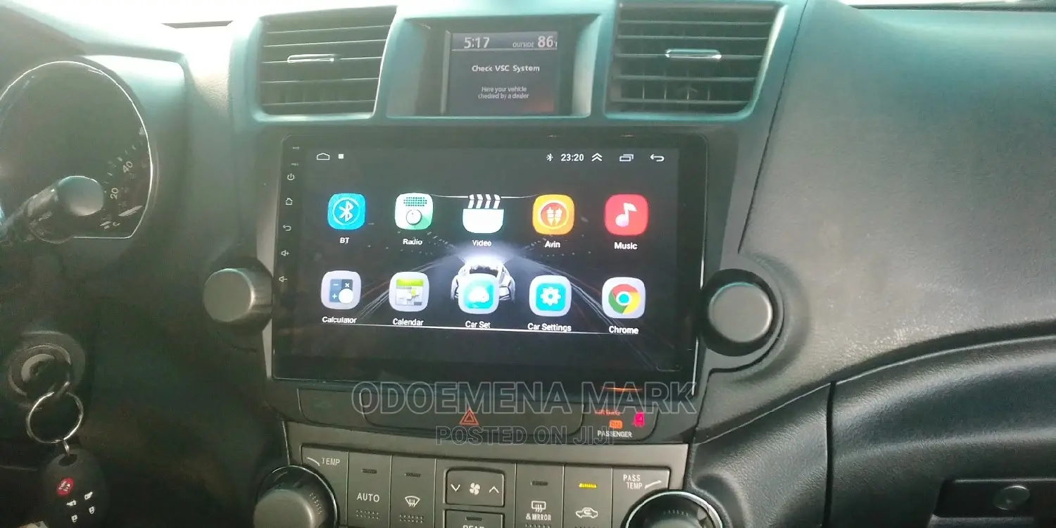 Highander Toyota 08/012 Androidnavigation System Camera