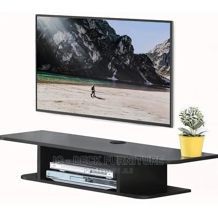 TVS10 Wall Mount 4ft Wall Shelf / TV Stand, 50" TV Max