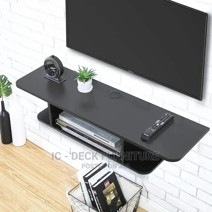 TVS10 Wall Mount 4ft Wall Shelf / TV Stand, 50" TV Max