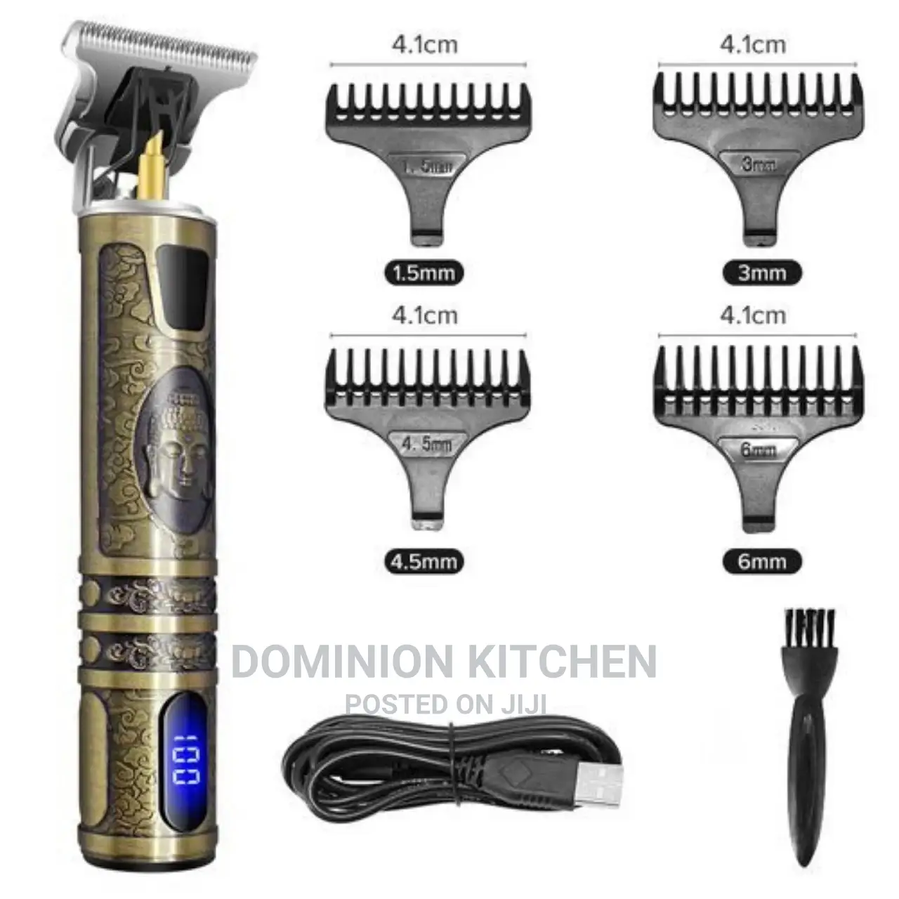 Rechargable Hair Clipper With Minute