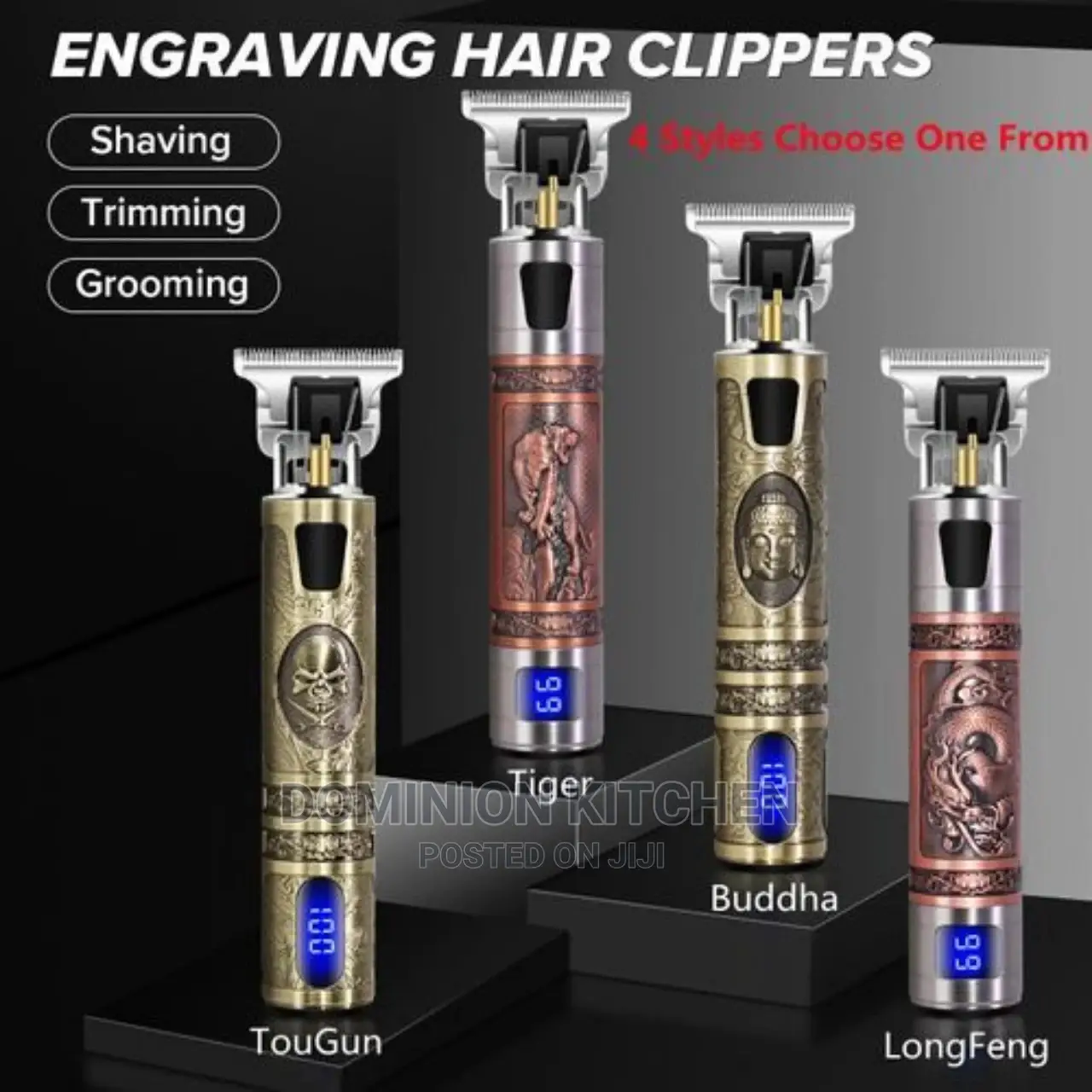 Rechargable Hair Clipper With Minute