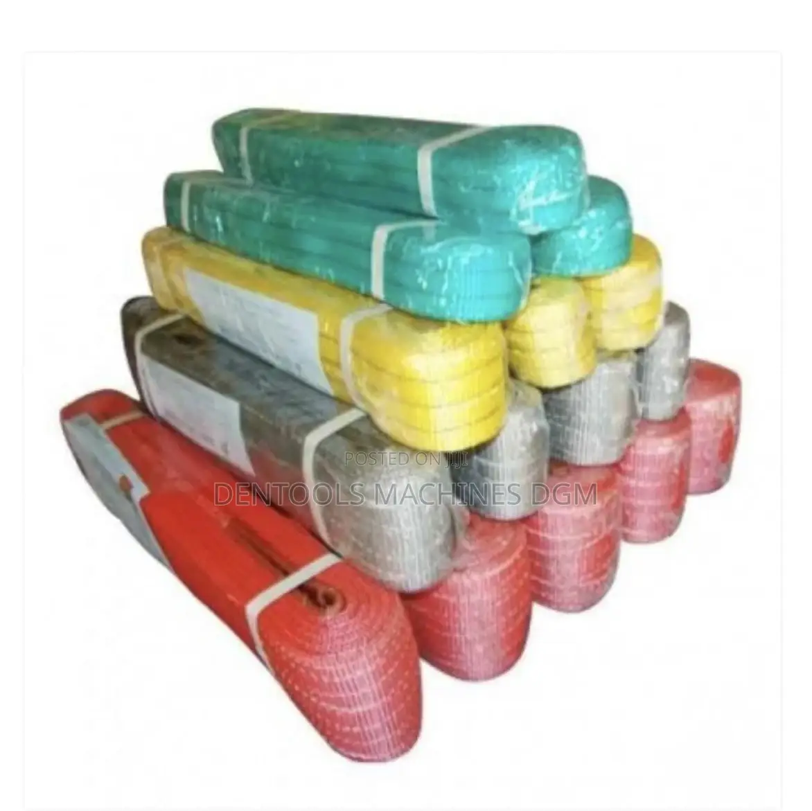 5 Ton Flat Polyester Woven Webbing Lifting Sling Belt DGM