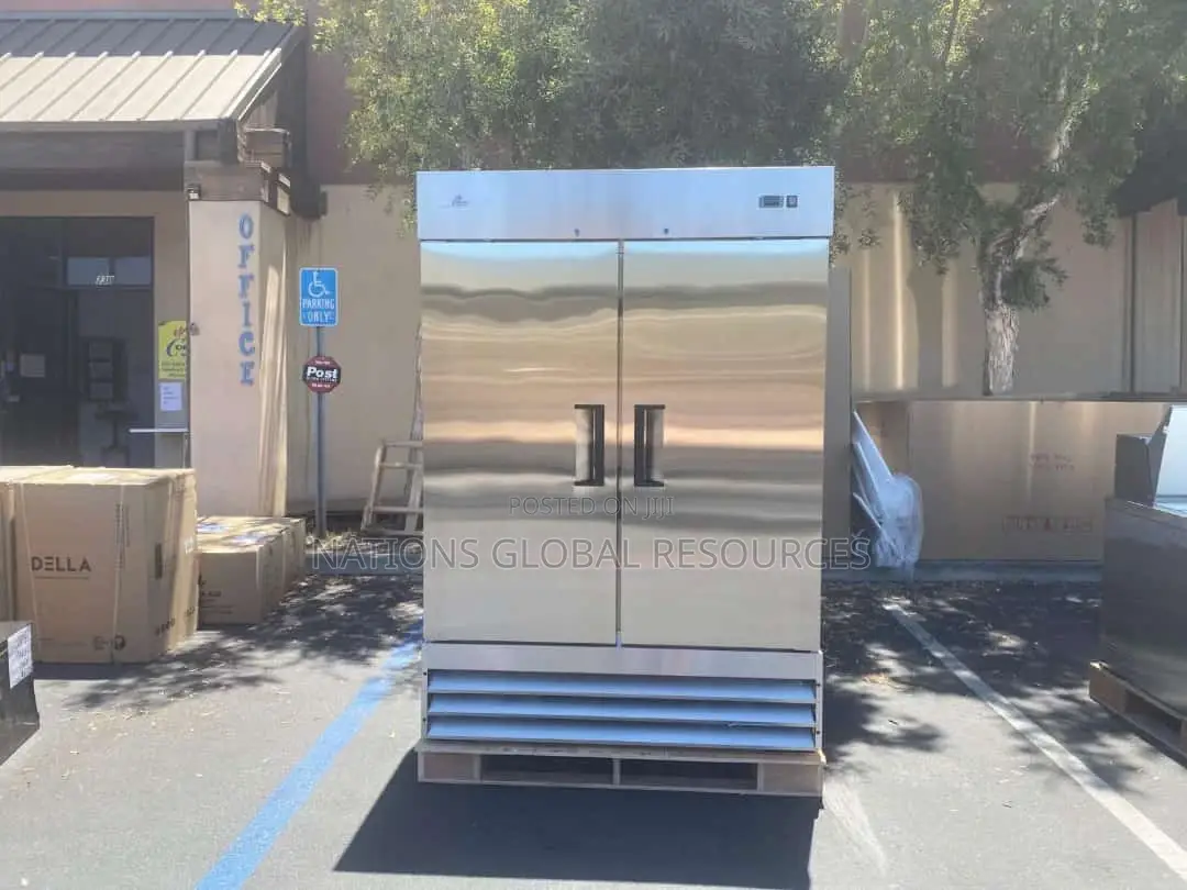 1200 Liters Double Door Stainless Steel Fridge and Freezer