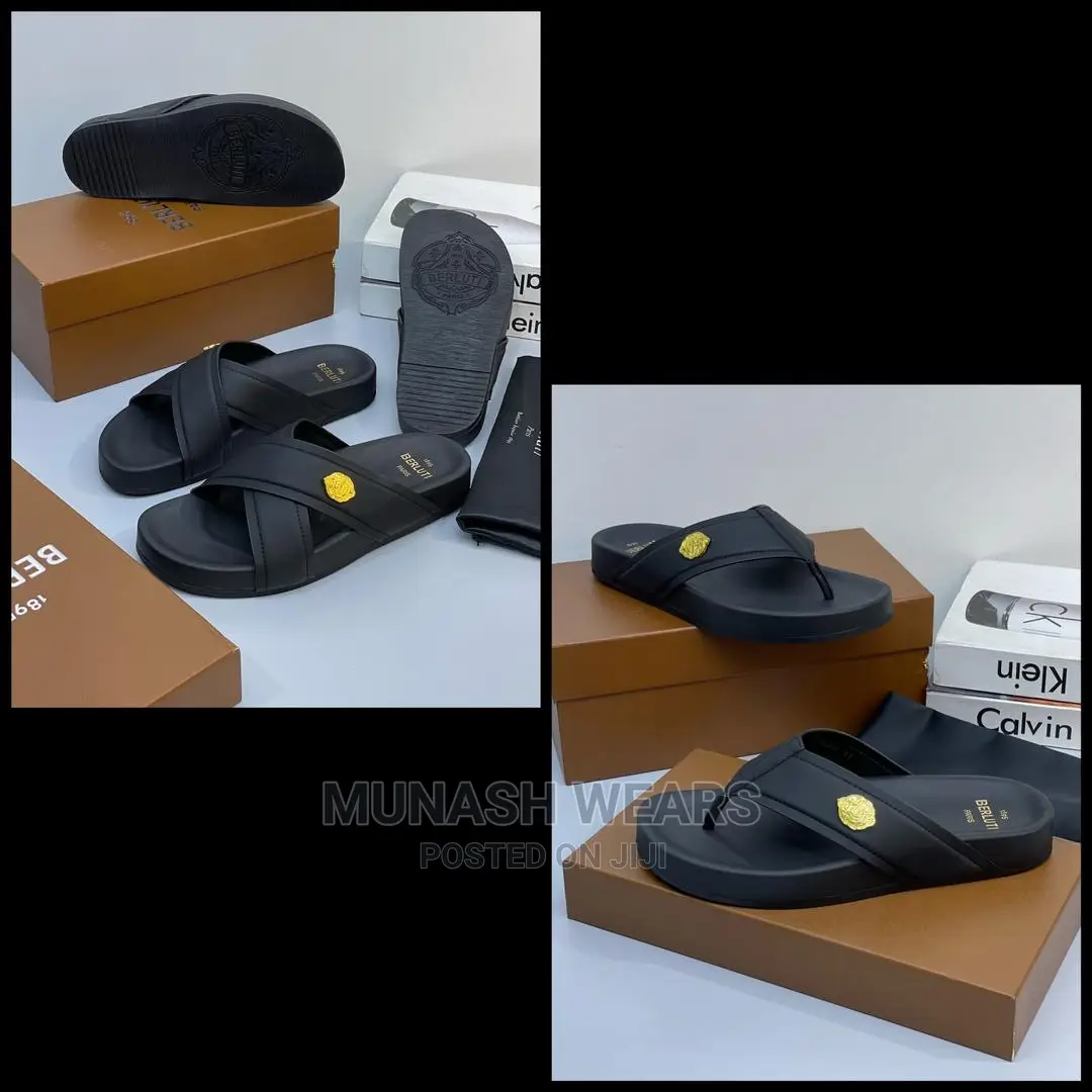 Berluti Leather Slipers