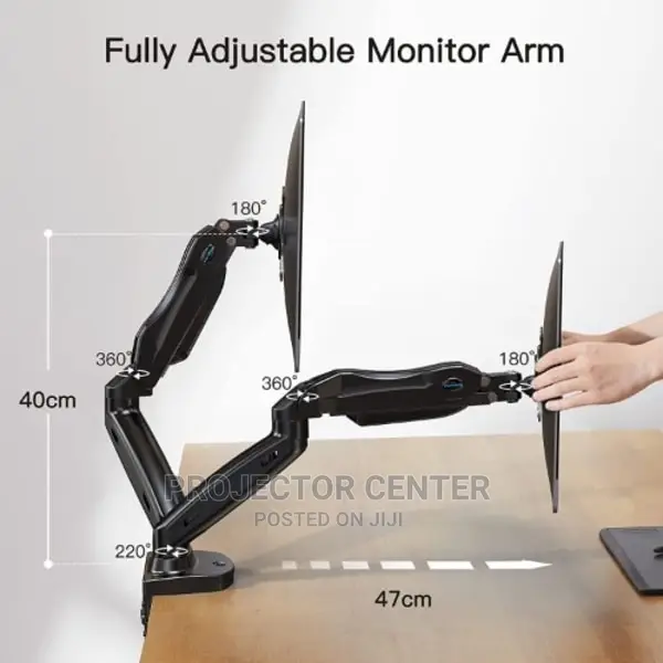Smaat Dual Arm Desktop Monitor