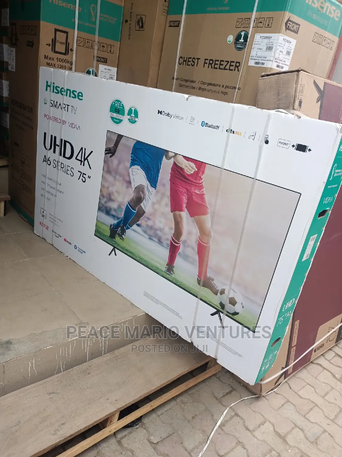 Hisense 75" Quality Smart Television With 2years Warranty