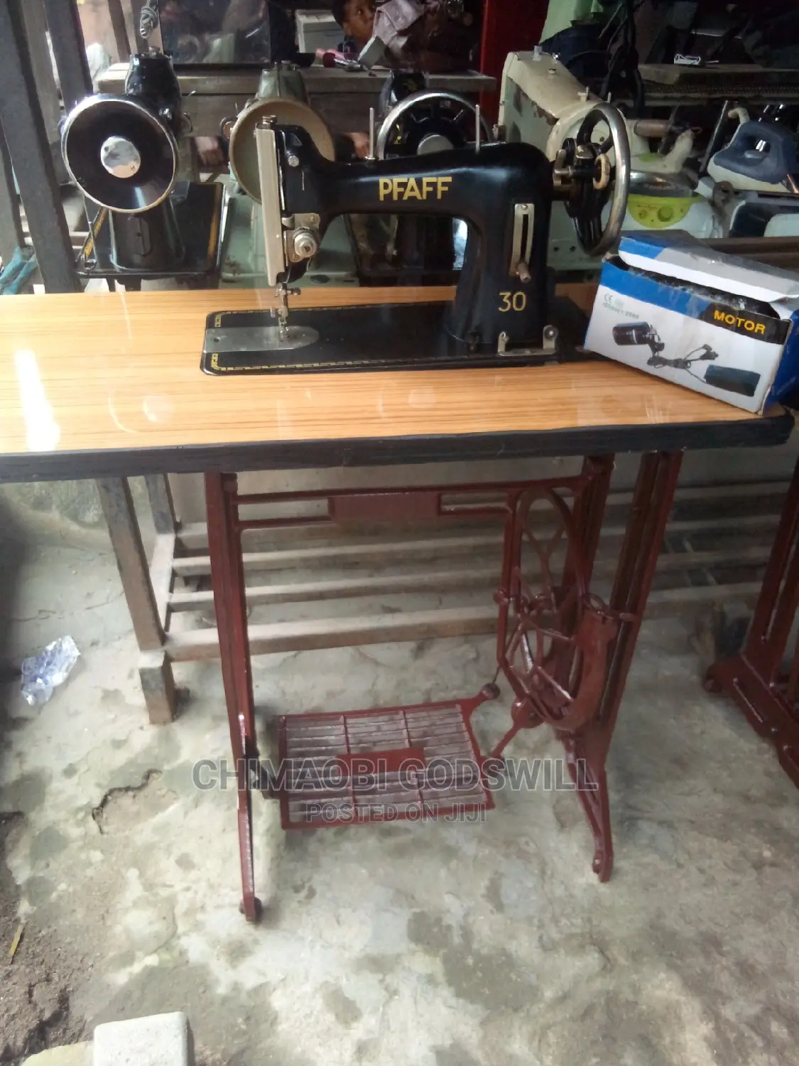Complete Sewing Machine And Motor