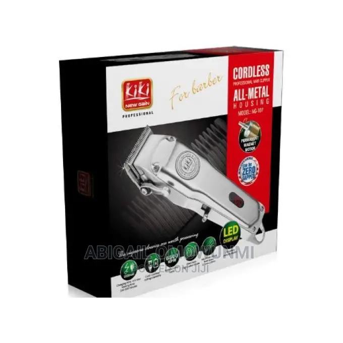 Kiki New Gain Stainless Steel Cordless Rechargeable Hair