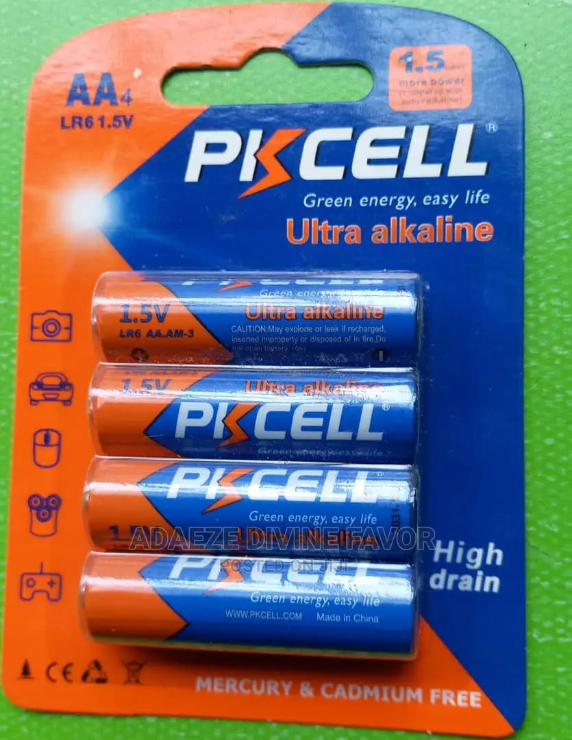 Pkcell 1.5V Ultra Alkaline Batteries