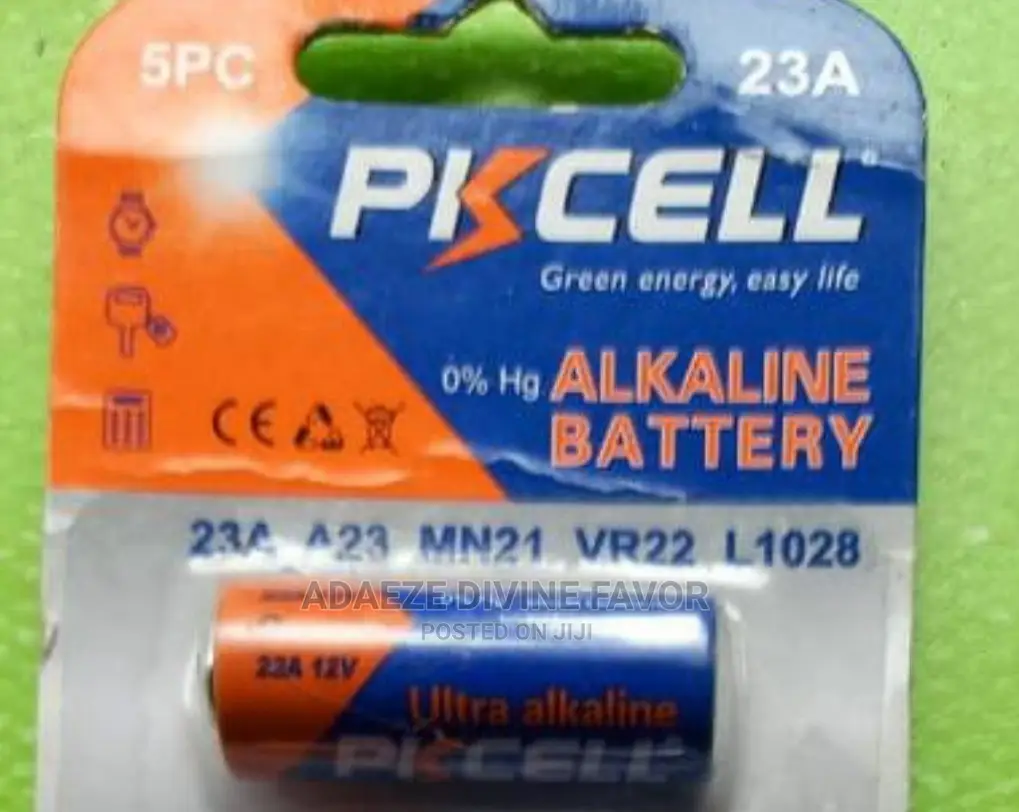 Pkcell 5pcs 23a Alkaline Batteries