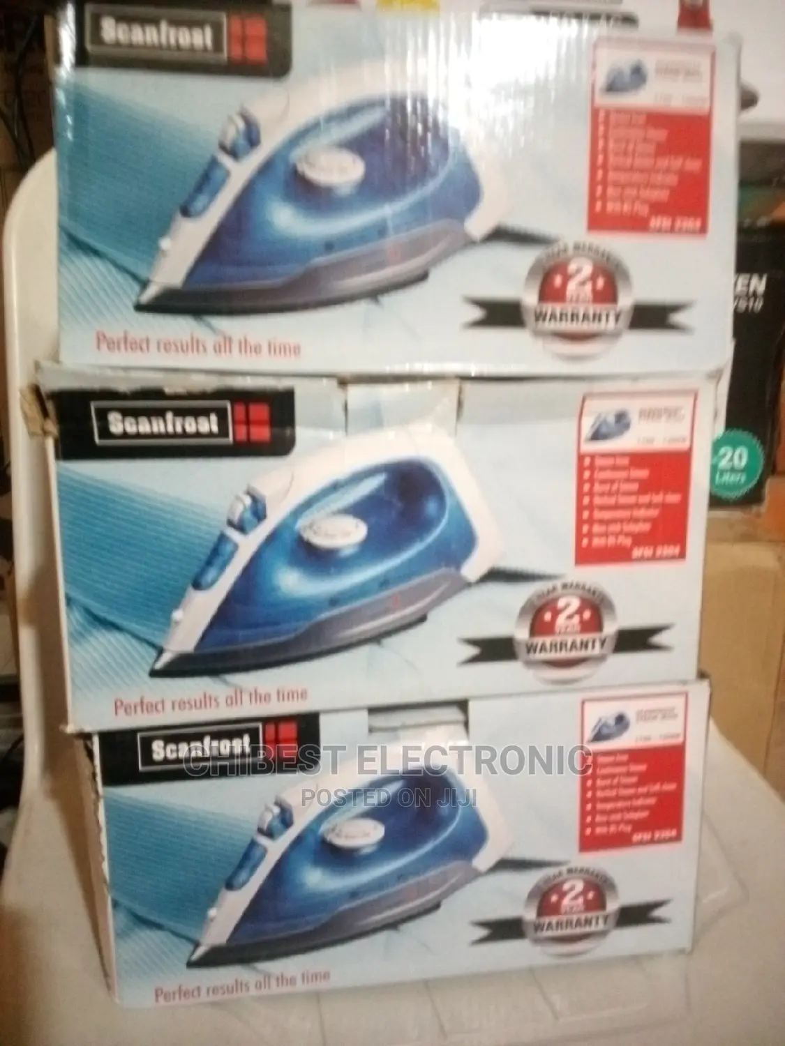 Electric Steam Iron Scanfrost Brand New With Warranty