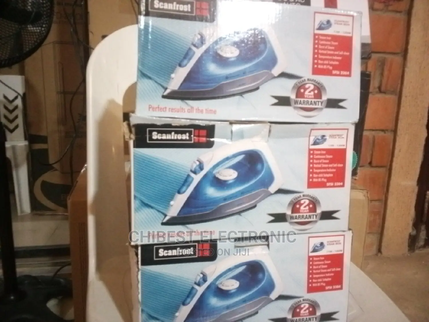 Brand New Scanfrost Electric Steam Iron With Warranty