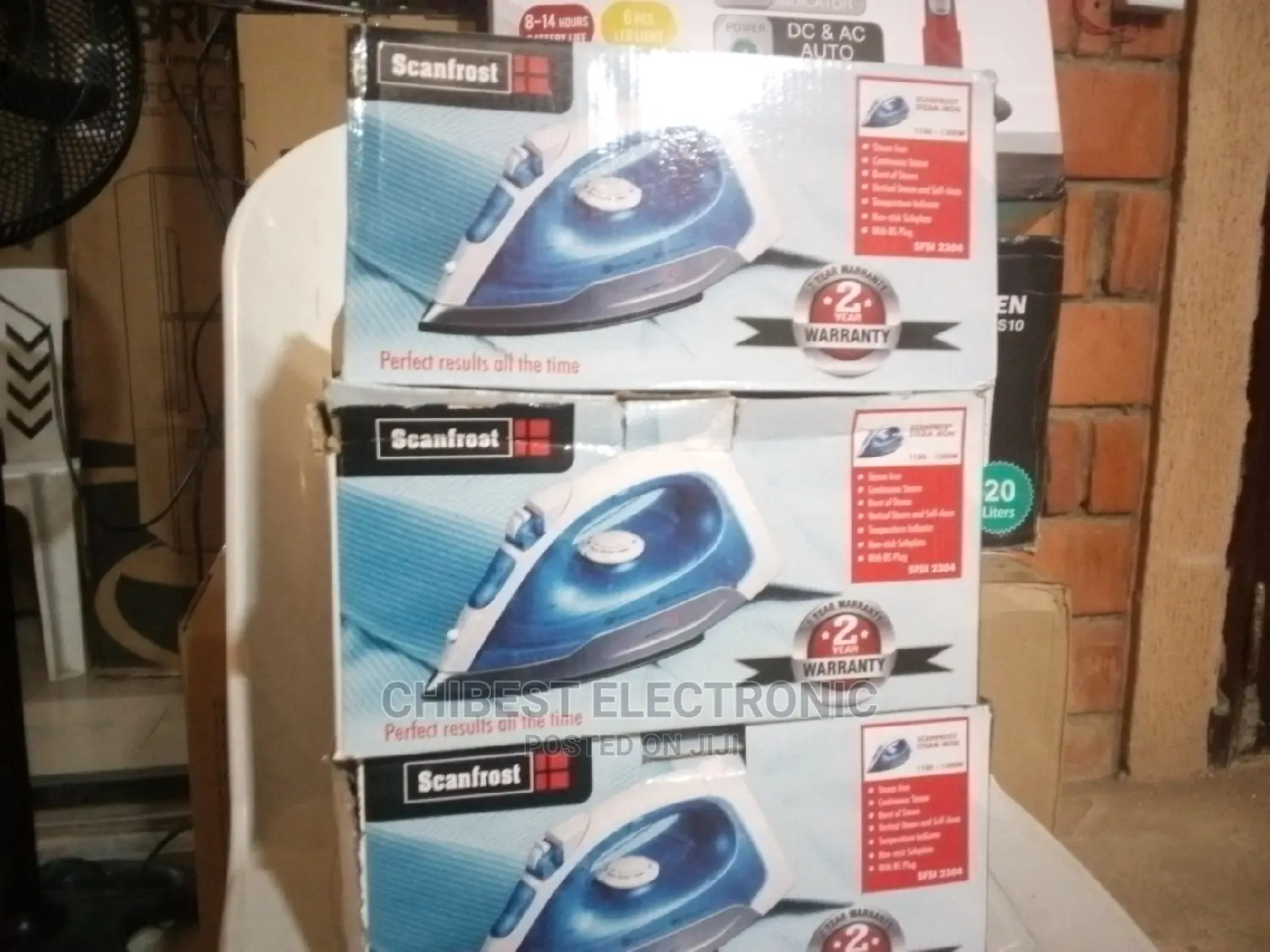 Scanfrost Electric Iron Brand New With Warranty