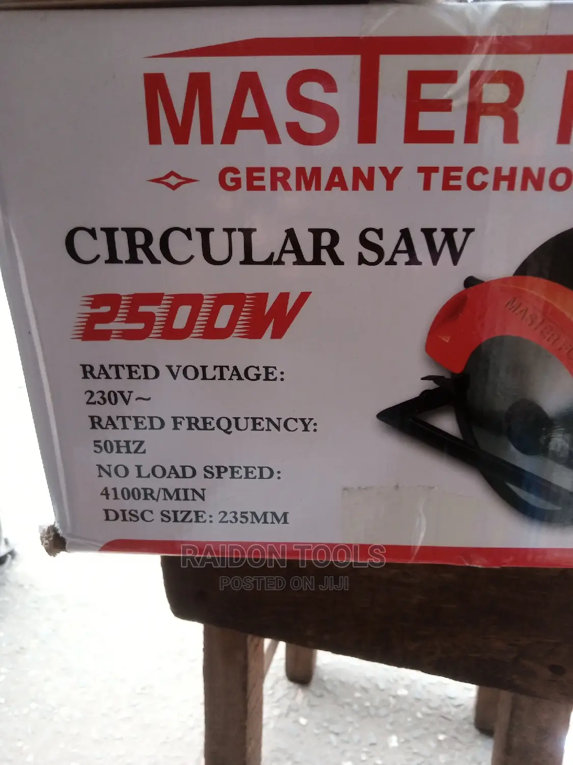 2500W Circular Saw Machine, 9" Master Flex Germany Standard