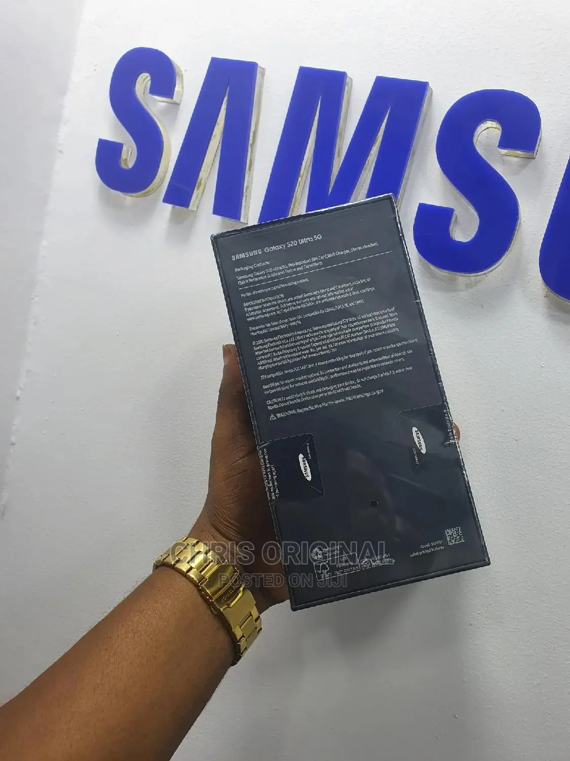 New Samsung Galaxy S20 Ultra 5G 128 GB Black
