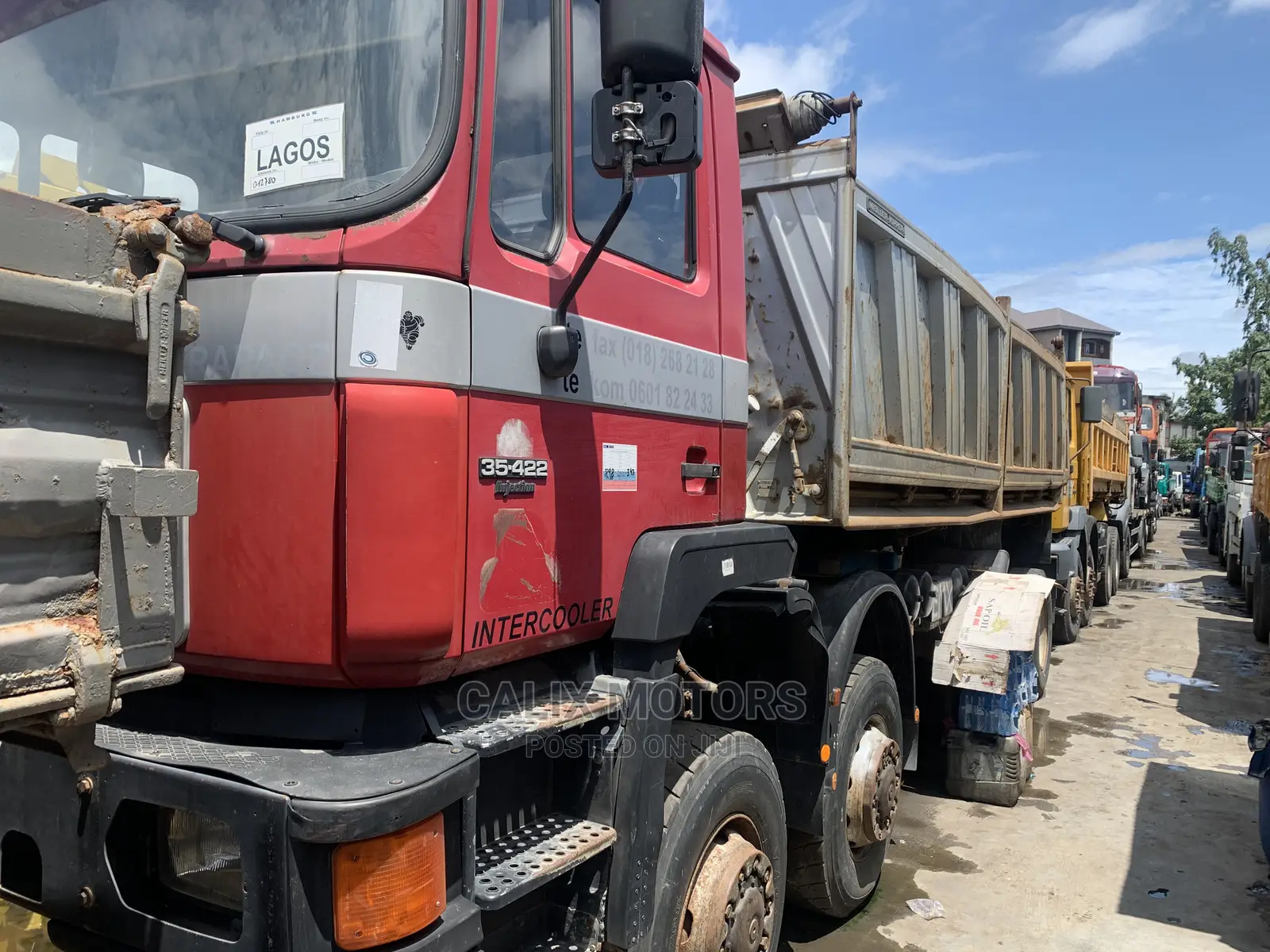 New Arrival Foreign Used Man-Diesel 12tyres Truck.