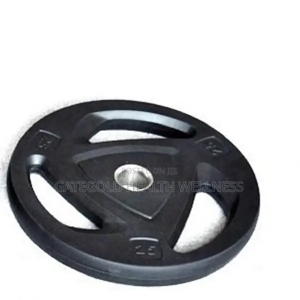 Olympic Tri-Grip Rubber Plates P2410B.5