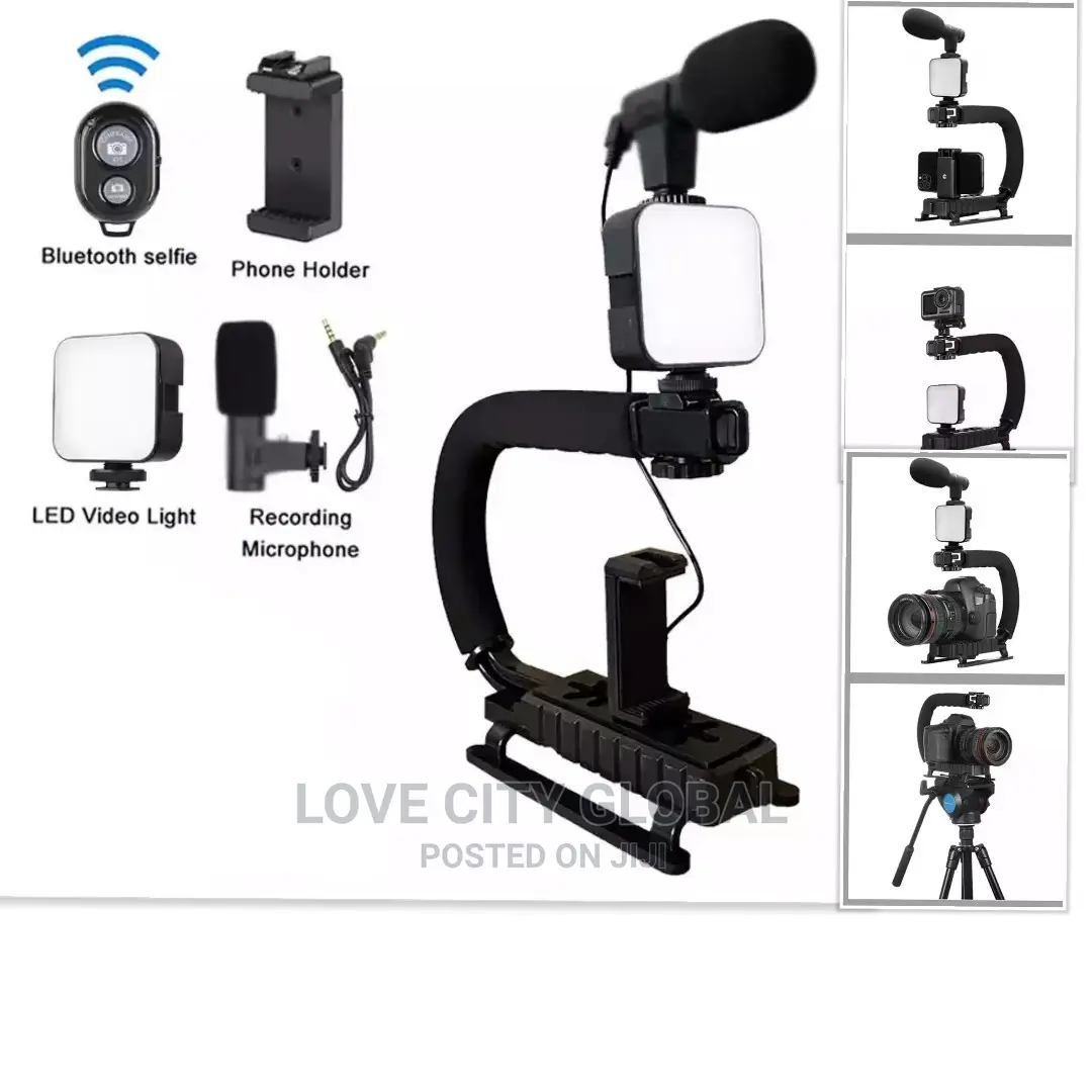 Vlogging Kit Youtube Blogging Kit Gimbal for Phone, Cameras