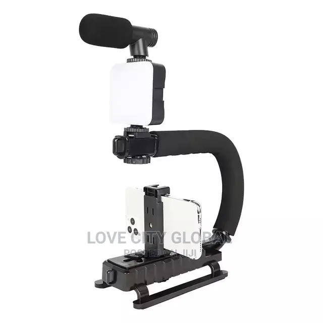 Vlogging Kit Youtube Blogging Kit Gimbal for Phone, Cameras