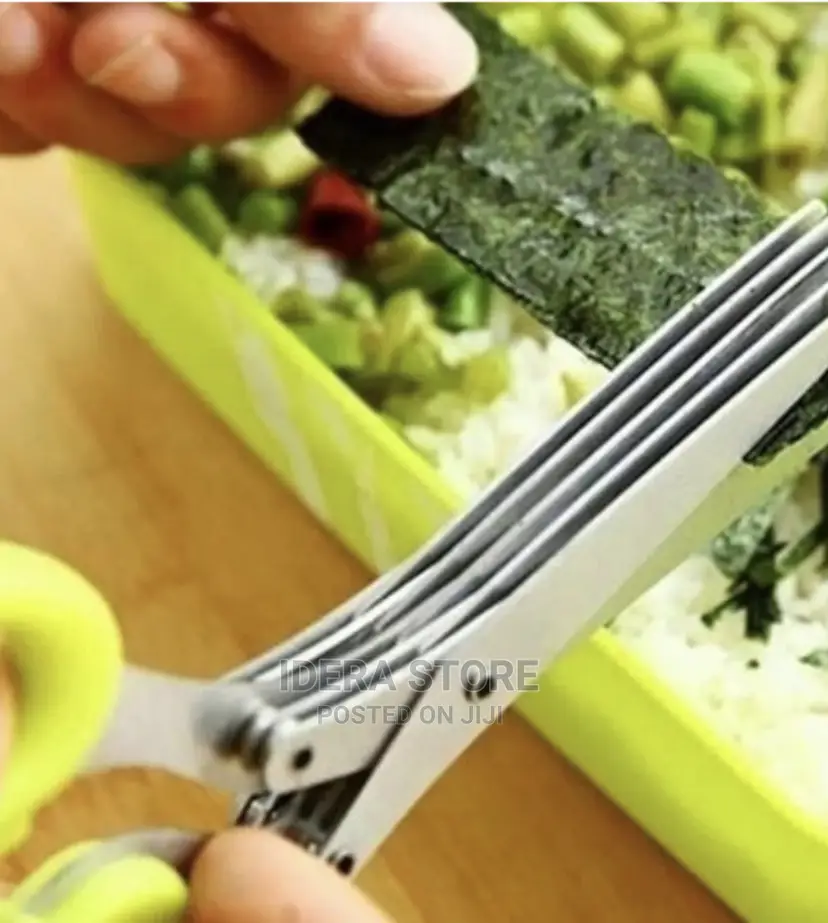 Multifunctional 5 Layers Vegetable Cutting Scissors