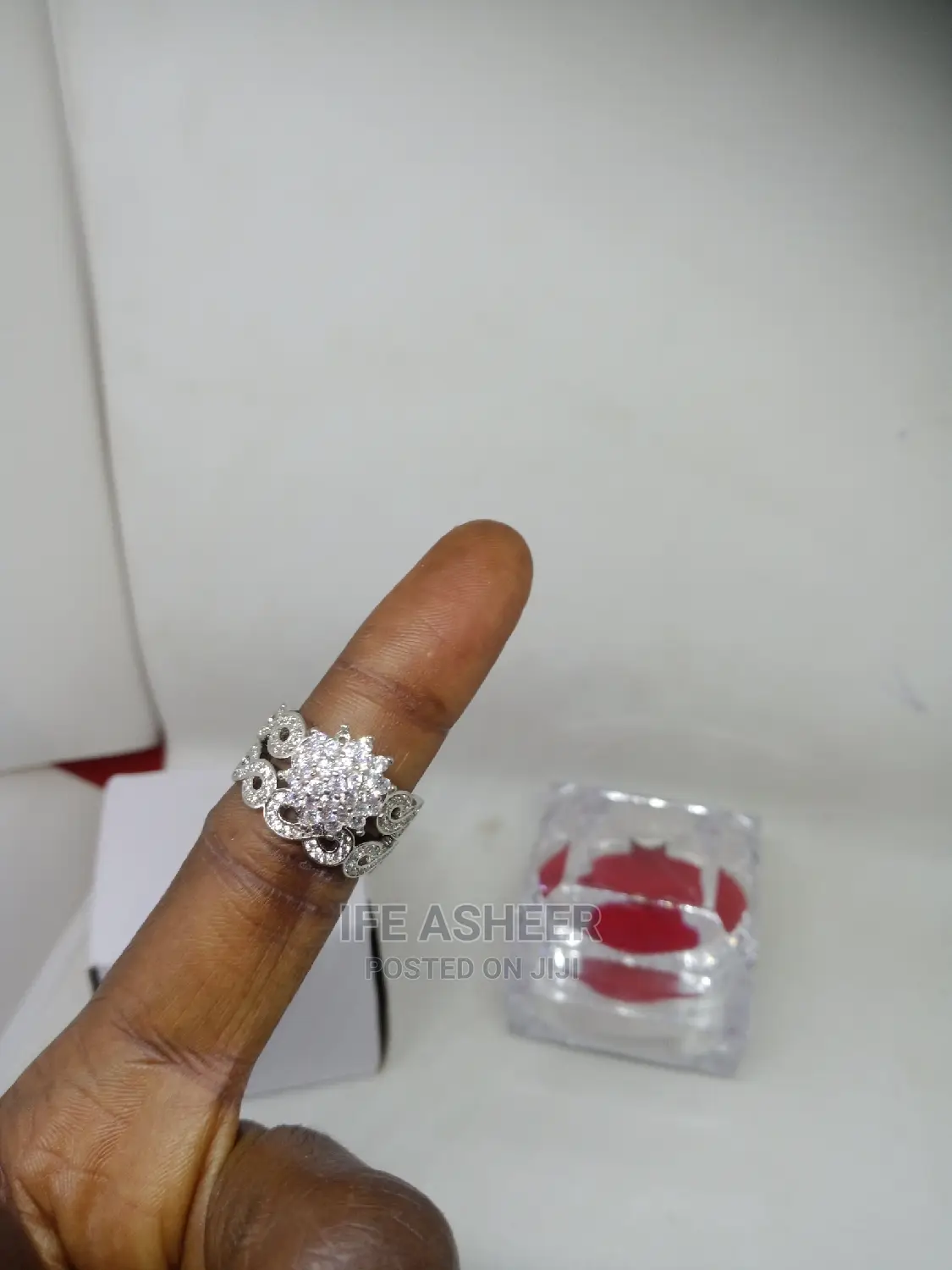 Couples Silver Set of Wedding Ring - Size 6 Female