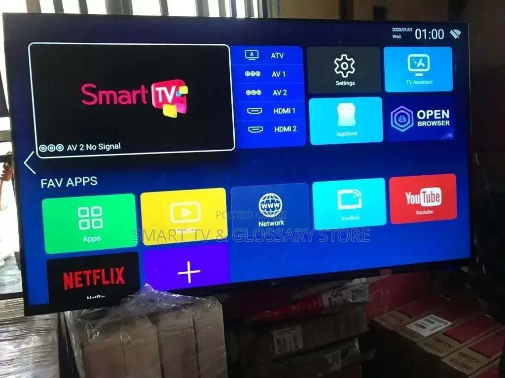 New LG 49 Inches Smart Tv With 2 HDMI INPUT