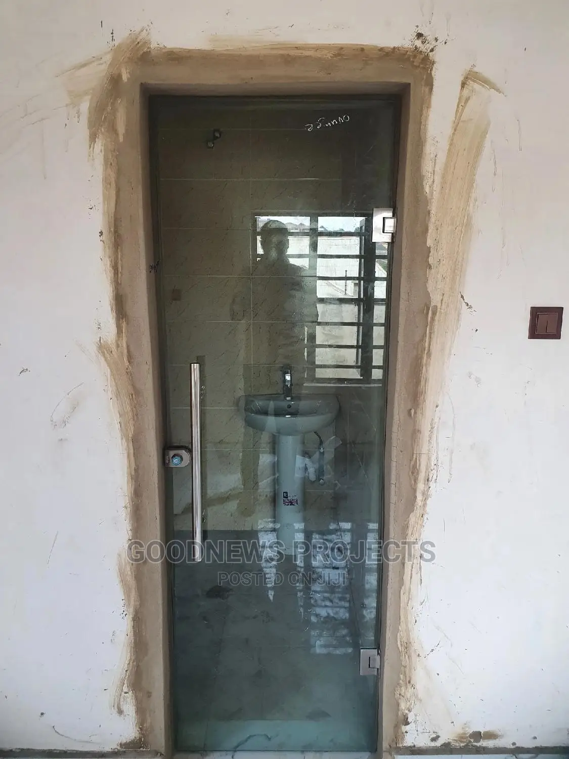 Glass Toilet Door
